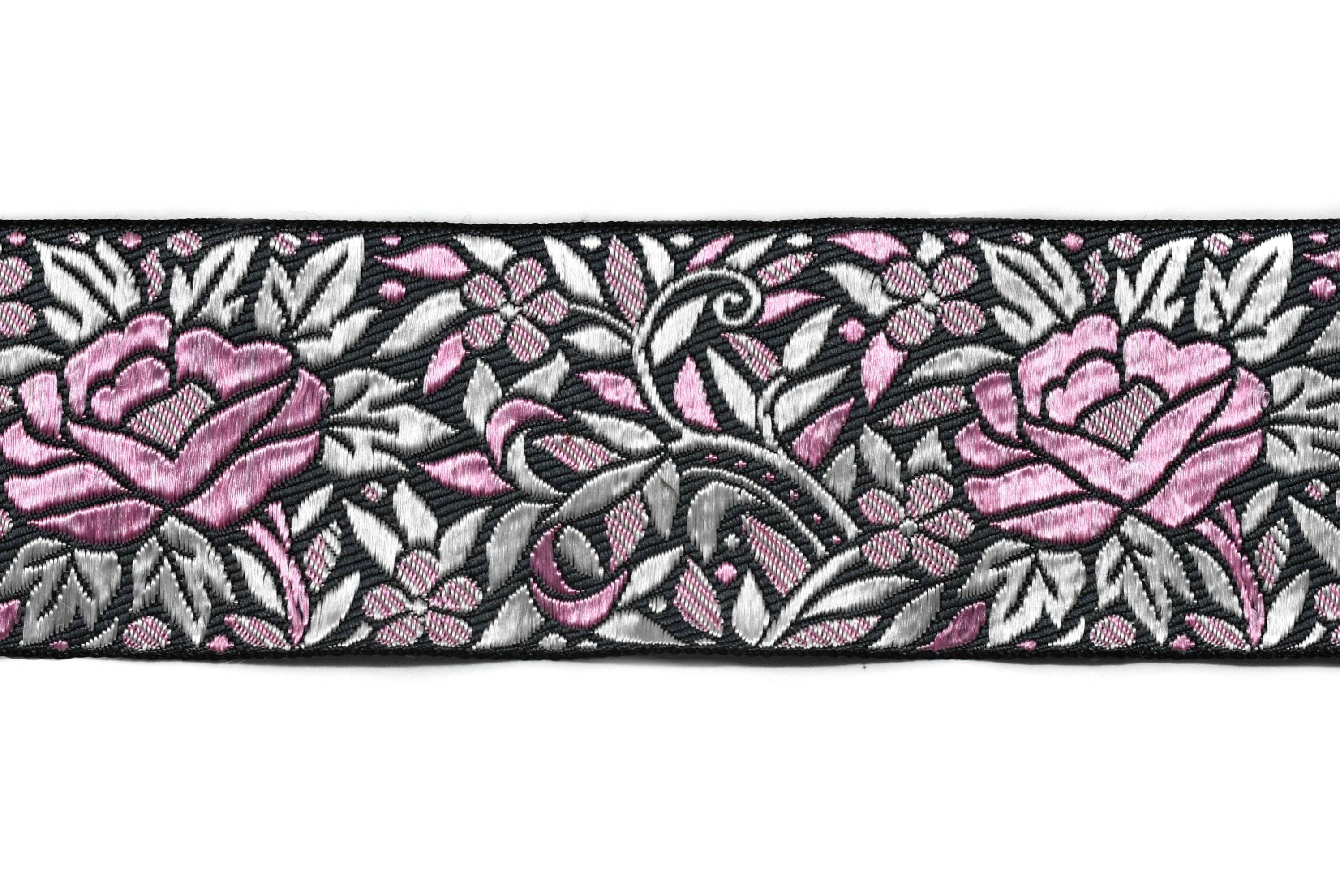 1 1/4 Floral Jacquard Ribbon - Design 9 - Sold by Target Trim Corp.