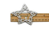 Rhinestone Star Brooch Target Trim