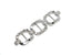 Rhinestone 3-Chain Link Connector 6.25