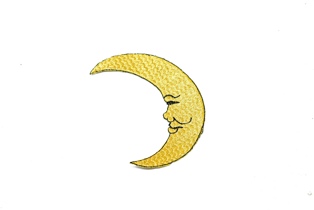 knoglebrud Cirkus fantom Gold Embroidered Moon Or Sun/Half Sun Iron-On Patch/Applique – Target Trim